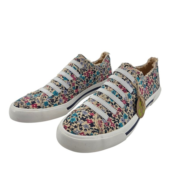 Rocket Dog Shoes - Rocket Dog Womens Floral Slip On Sneakers Shoes Size 8‎ Comfort